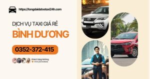 Tổng Đài Taxi Bình Dương Giá Rẻ - Hotline 0352372415